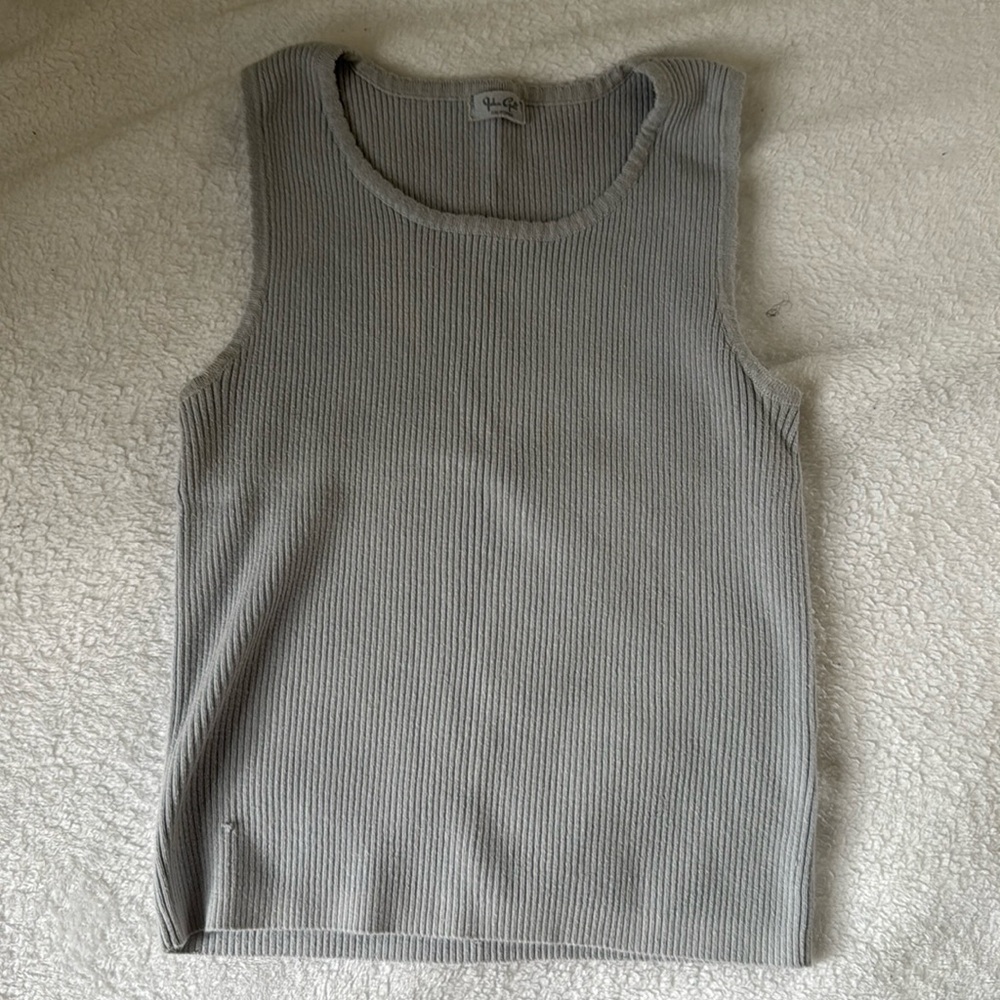 John Galt (Brandy Melville) blue sweater tank